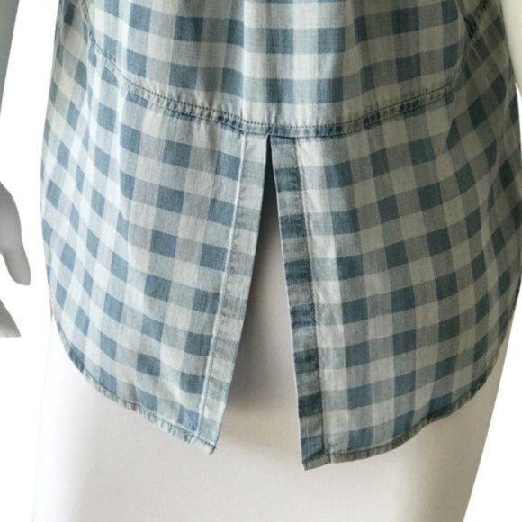 Cloth & Stone Sleeveless Checkered Button-Down Shirt - Picture 4 of 6